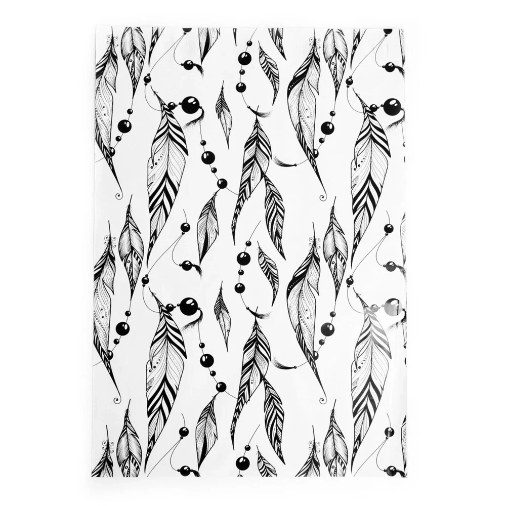 50 10x13 in boho polymailers shipping set feathers print shipping supplies new
